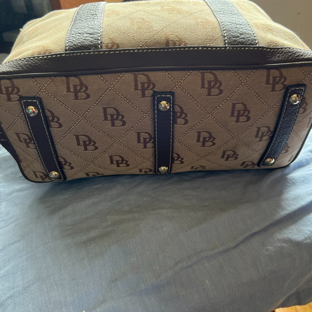 Dooney & Bourke Medium Retro Fabric Tote with Leather Handles - Picture 7 of 7